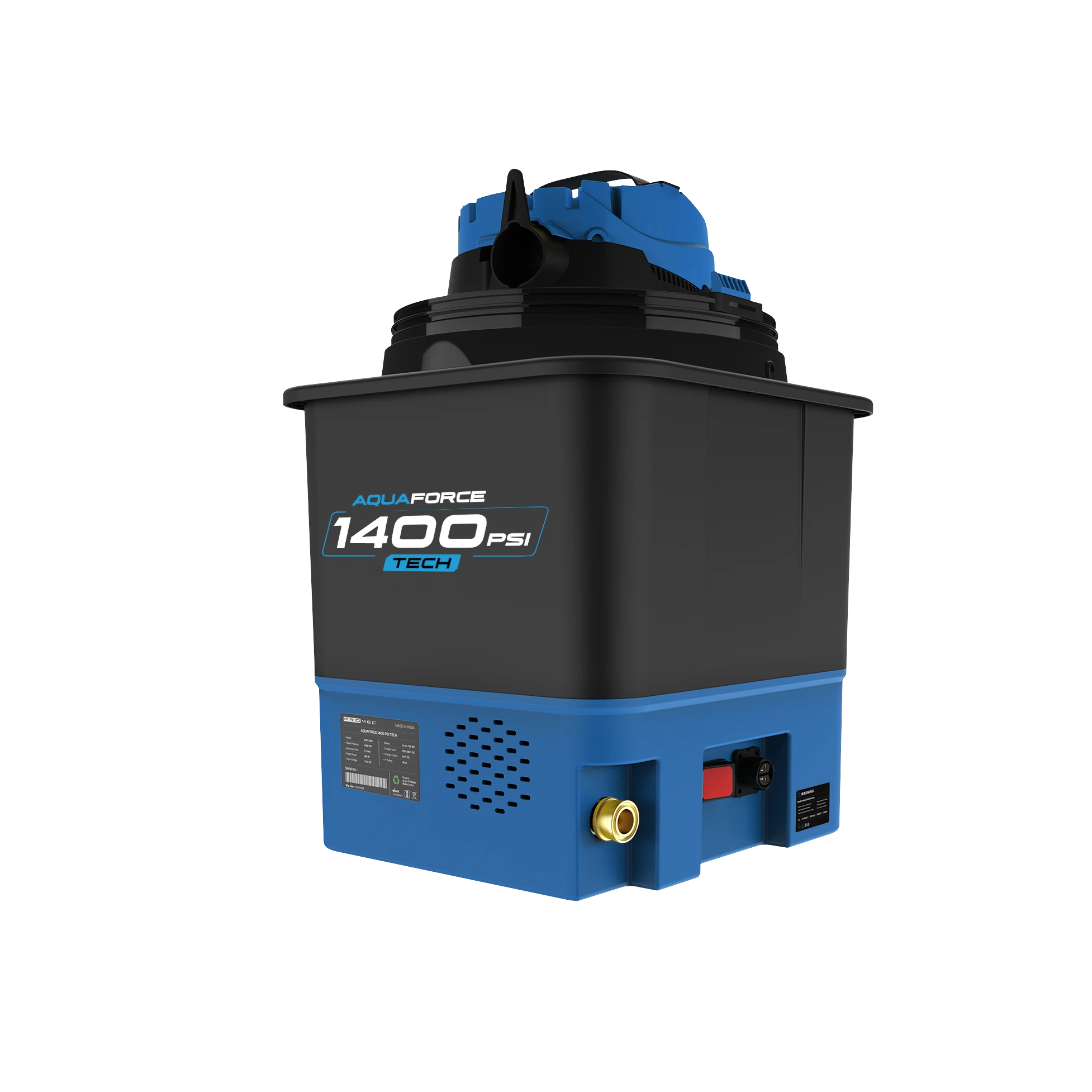 Aquaforce 1400 PSI TECH portable high pressure washer machine